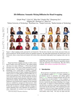 HS-Diffusion: Semantic-Mixing Diffusion for Head Swapping