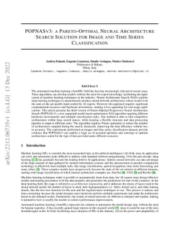 POPNASv3: a Pareto-Optimal Neural Architecture Search Solution for Image
  and Time Series Classification