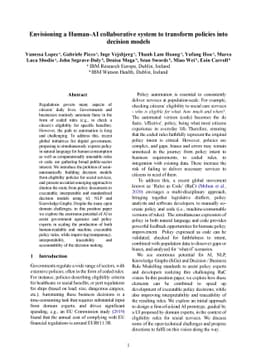 Envisioning a Human-AI collaborative system to transform policies into
  decision models