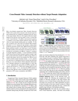 Cross-Domain Video Anomaly Detection without Target Domain Adaptation