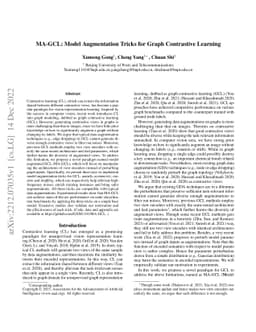 MA-GCL: Model Augmentation Tricks for Graph Contrastive Learning