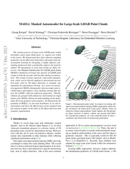MAELi: Masked Autoencoder for Large-Scale LiDAR Point Clouds