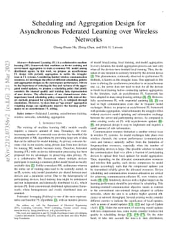 Scheduling and Aggregation Design for Asynchronous Federated Learning
  over Wireless Networks