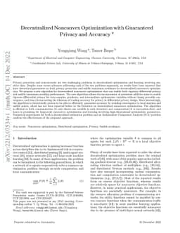 Decentralized Nonconvex Optimization with Guaranteed Privacy and
  Accuracy