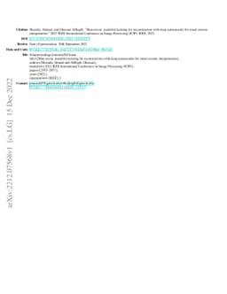 Man-recon: manifold learning for reconstruction with deep autoencoder
  for smart seismic interpretation