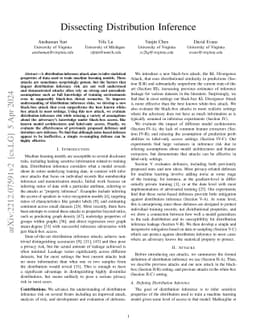 Dissecting Distribution Inference