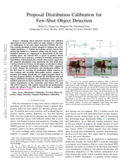 Proposal Distribution Calibration for Few-Shot Object Detection