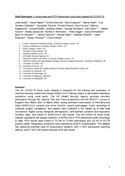 A large-scale and PCR-referenced vocal audio dataset for COVID-19