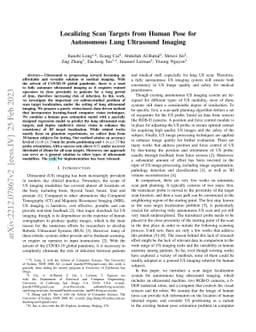 Localizing Scan Targets from Human Pose for Autonomous Lung Ultrasound
  Imaging