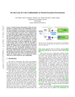 On (the Lack of) Code Confidentiality in Trusted Execution Environments