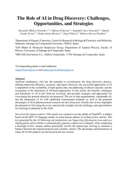 The Role of AI in Drug Discovery: Challenges, Opportunities, and
  Strategies