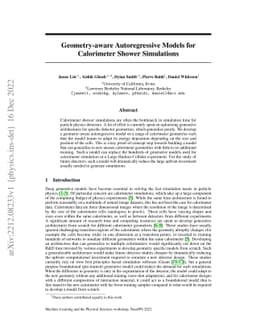 Geometry-aware Autoregressive Models for Calorimeter Shower Simulations