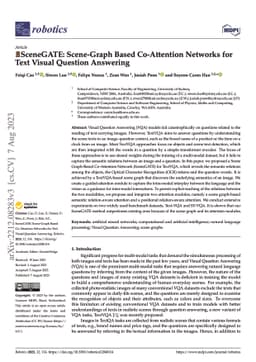 SceneGATE: Scene-Graph based co-Attention networks for TExt visual
  question answering