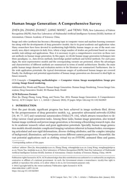 Human Image Generation: A Comprehensive Survey