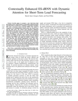 Contextually Enhanced ES-dRNN with Dynamic Attention for Short-Term Load
  Forecasting