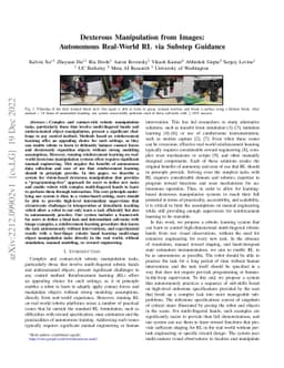 Dexterous Manipulation from Images: Autonomous Real-World RL via Substep
  Guidance