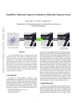 ParallelNet: Multi-mode Trajectory Prediction by Multi-mode Trajectory
  Fusion