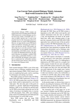 Can Current Task-oriented Dialogue Models Automate Real-world Scenarios
  in the Wild?