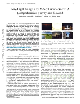 Low-Light Image and Video Enhancement: A Comprehensive Survey and Beyond