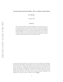 Circumventing interpretability: How to defeat mind-readers