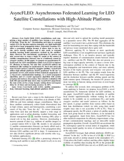 AsyncFLEO: Asynchronous Federated Learning for LEO Satellite
  Constellations with High-Altitude Platforms
