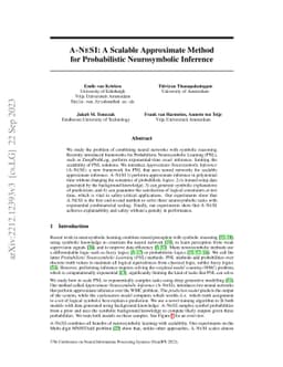 A-NeSI: A Scalable Approximate Method for Probabilistic Neurosymbolic
  Inference