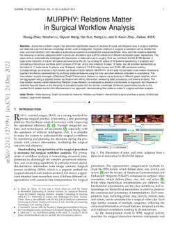 MURPHY: Relations Matter in Surgical Workflow Analysis