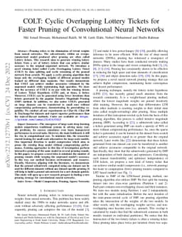 COLT: Cyclic Overlapping Lottery Tickets for Faster Pruning of Convolutional Neural Networks