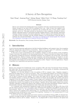 A Survey of Face Recognition