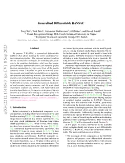 Generalized Differentiable RANSAC