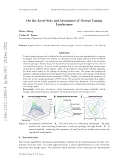 On the Level Sets and Invariance of Neural Tuning Landscapes