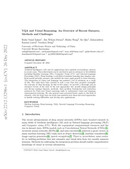 VQA and Visual Reasoning: An Overview of Recent Datasets, Methods and
  Challenges