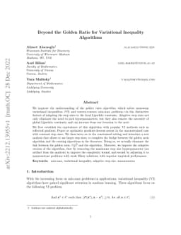 Beyond the Golden Ratio for Variational Inequality Algorithms