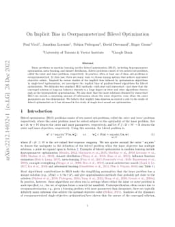 On Implicit Bias in Overparameterized Bilevel Optimization