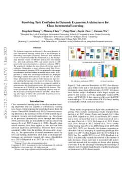 Resolving Task Confusion in Dynamic Expansion Architectures for Class
  Incremental Learning