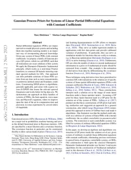 Gaussian Process Priors for Systems of Linear Partial Differential
  Equations with Constant Coefficients