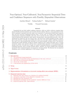 Near-Optimal Non-Parametric Sequential Tests and Confidence Sequences
  with Possibly Dependent Observations