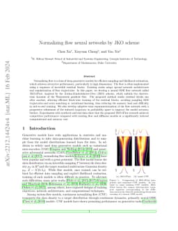 Normalizing flow neural networks by JKO scheme