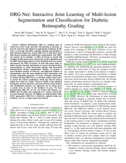 DRG-Net: Interactive Joint Learning of Multi-lesion Segmentation and
  Classification for Diabetic Retinopathy Grading