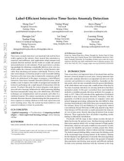 Label-Efficient Interactive Time-Series Anomaly Detection