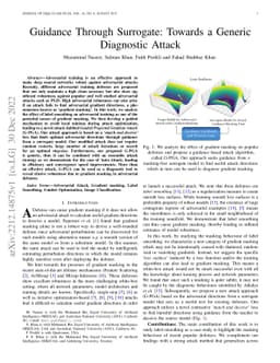 Guidance Through Surrogate: Towards a Generic Diagnostic Attack