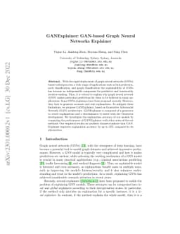 GANExplainer: GAN-based Graph Neural Networks Explainer