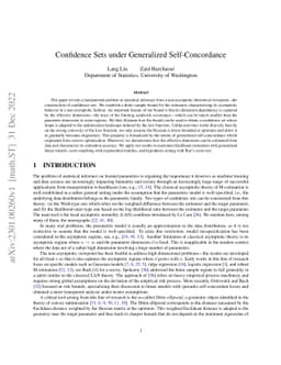 Confidence Sets under Generalized Self-Concordance
