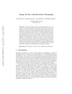 Image To Tree with Recursive Prompting