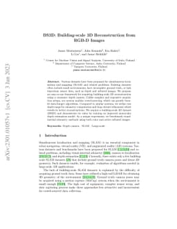 BS3D: Building-scale 3D Reconstruction from RGB-D Images