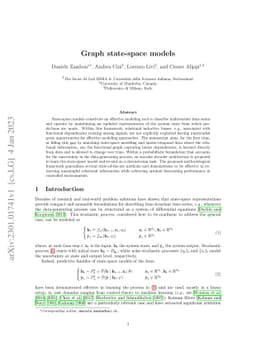 Graph state-space models