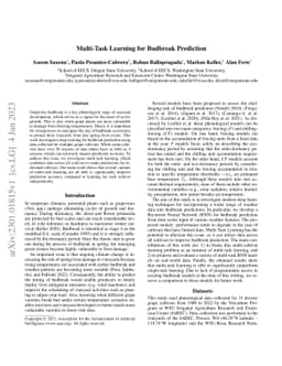 Multi-Task Learning for Budbreak Prediction