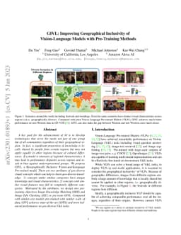 GIVL: Improving Geographical Inclusivity of Vision-Language Models with
  Pre-Training Methods