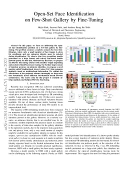 Open-Set Face Identification on Few-Shot Gallery by Fine-Tuning