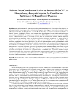 Reduced Deep Convolutional Activation Features (R-DeCAF) in
  Histopathology Images to Improve the Classification Performance for Breast
  Cancer Diagnosis